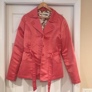 Charlotte Russe coral coat